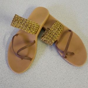 New braided sandals